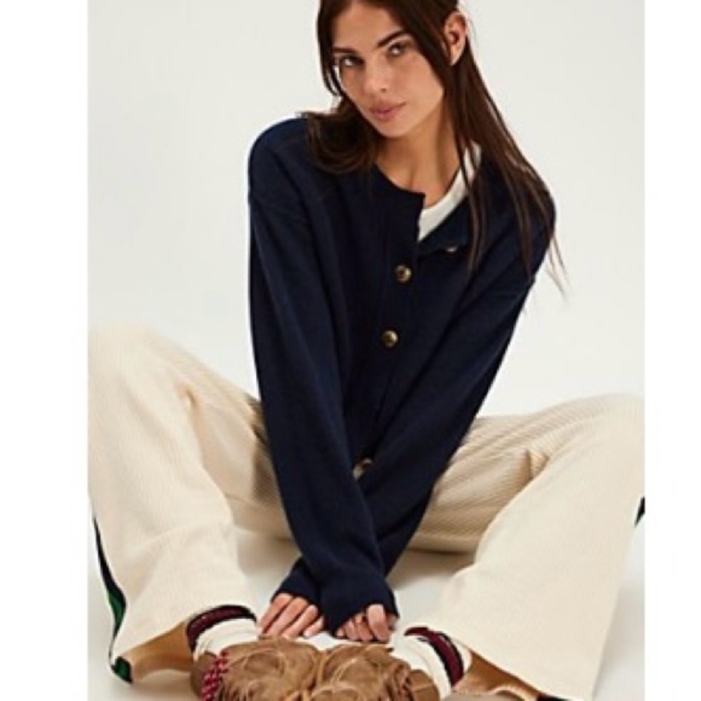 Free People Lila Cashmere Cardi